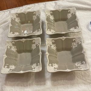 2 beautiful soup or salad bowl made  in Portugal Neiman Marcus